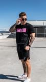 Men's Block Tee - Pink