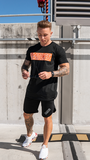 Men's Block Tee - Orange